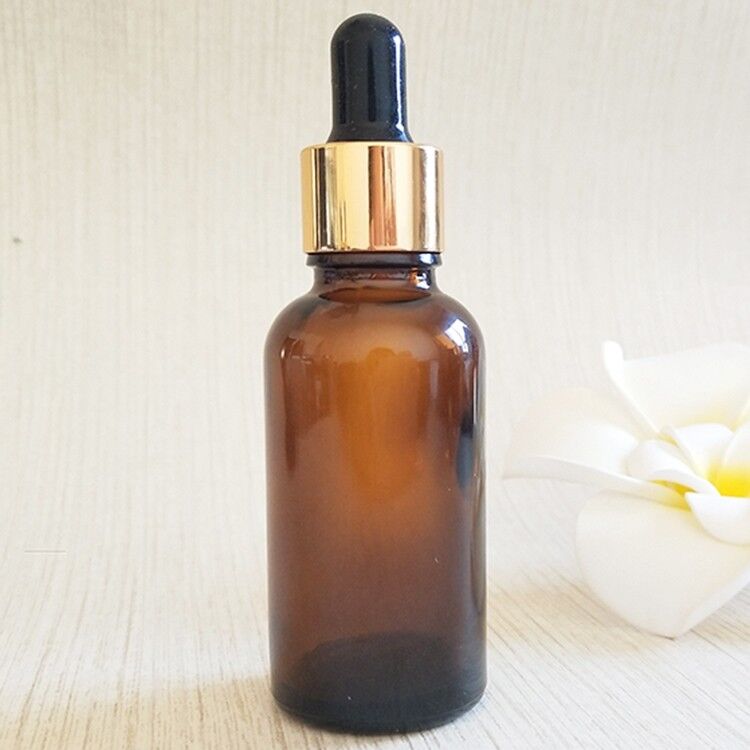 Amber Glass Bottle - Image 1