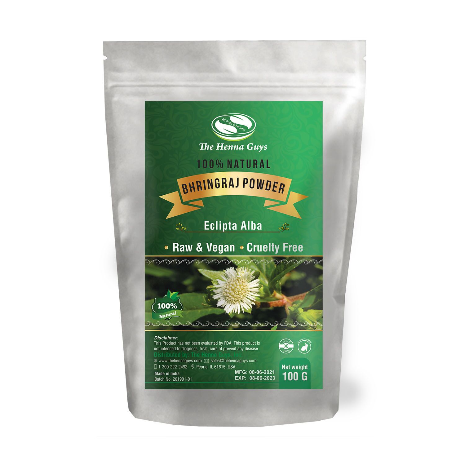 Bhringraj Powder - Hair Strength and Growth Mask - Image 1