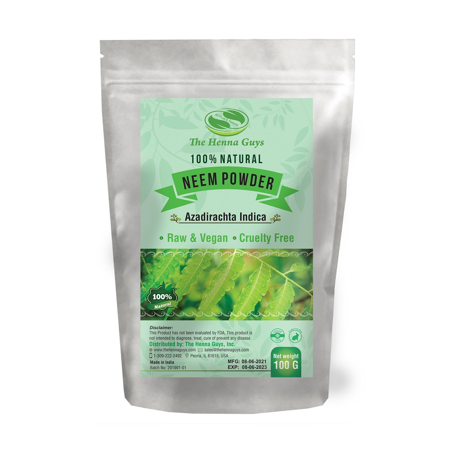 Neem powder THG Mockup Neem Powder - Anti Frizz Hair Mask - Image 1
